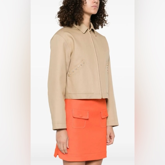 Sandro Cropped Shirt Jacket / Size 34 - Picture 5 of 14